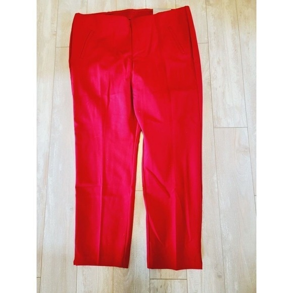 Chicos 3 So Slimming Juliet Straight Leg Pants Size 16 Pull On Poppy NWT RV $99 - Picture 2 of 8